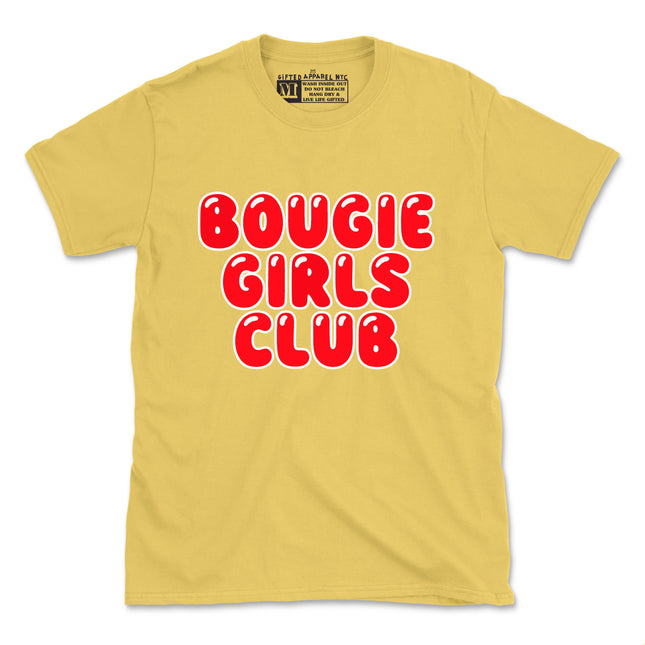 BOUGIE GIRLS CLUB RED PUFF DESIGN TEE (UNISEX FIT) 2 For $35 OR 3 FOR $40 (NO CODE NEEDED)