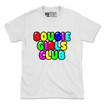 BOUGIE GIRLS CLUB BUBBLE DESIGN TEE (UNISEX FIT) 2 For $35 OR 3 FOR $40 (NO CODE NEEDED)