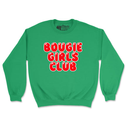 BOUGIE GIRLS CLUB WHITE & RED PUFF DESIGN (UNISEX FIT) 1 FOR $30 TWO FOR $50
