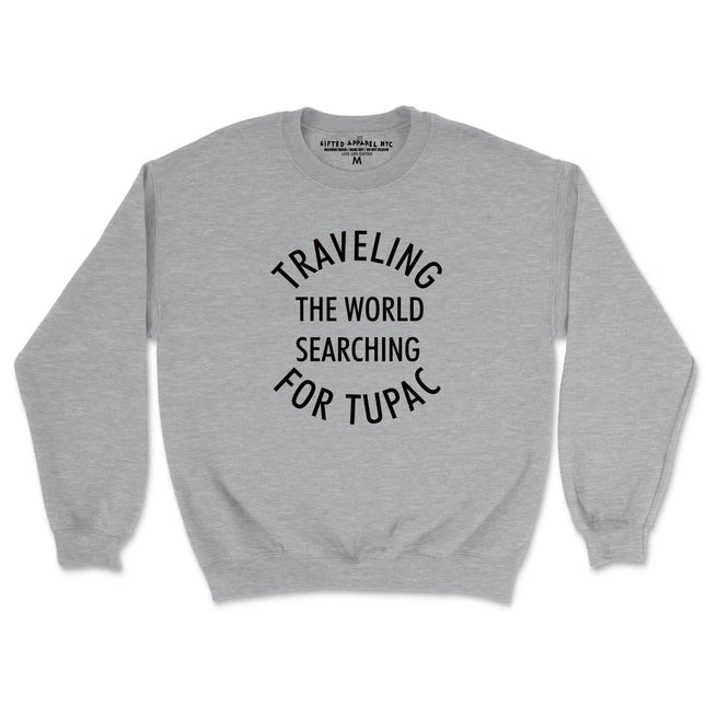 SEARCHING FOR TUPAC (UNISEX FIT) CREWNECK