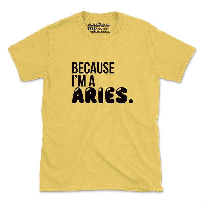 GIFTED ZODIAC TEE YELLOW (UNISEX FIT-TEE) 2 For $30 OR 4 For $40