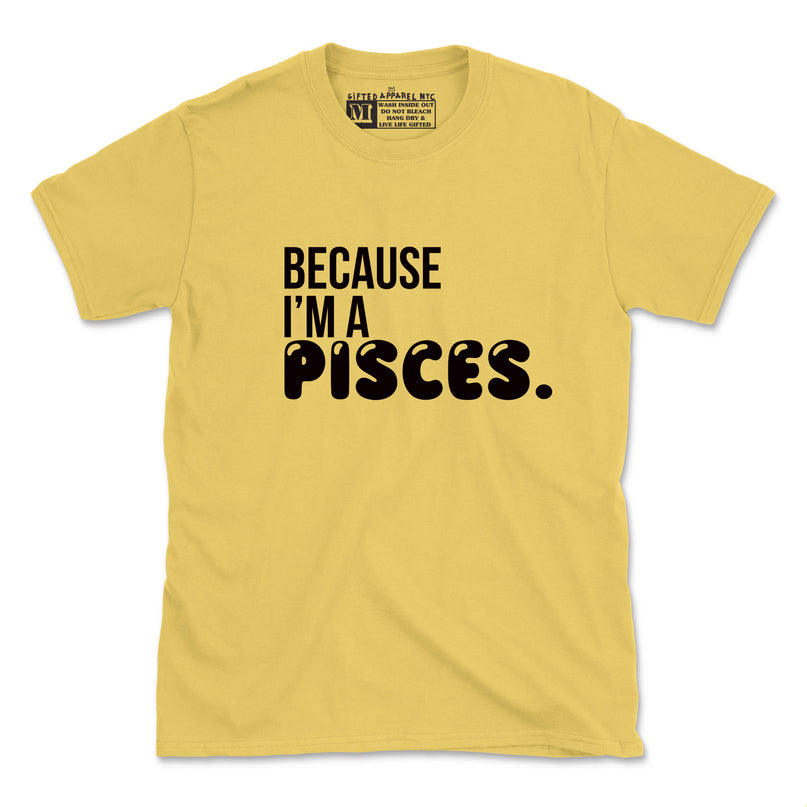 GIFTED ZODIAC TEE YELLOW (UNISEX FIT-TEE) 2 For $30 OR 4 For $40