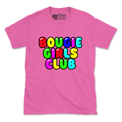 BOUGIE GIRLS CLUB BUBBLE DESIGN TEE (UNISEX FIT) 2 FOR $35