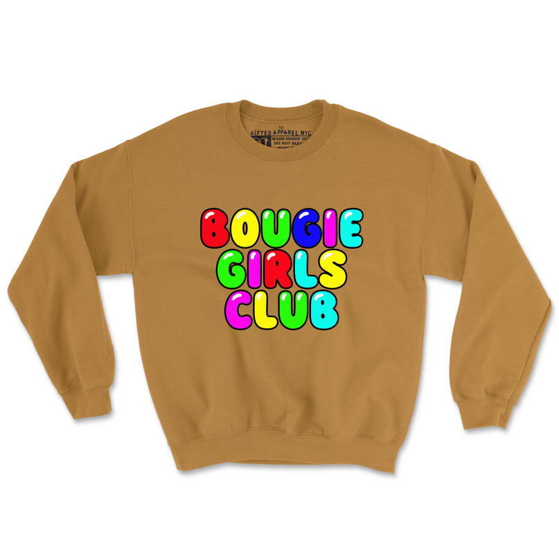 BOUGIE GIRLS CLUB BUBBLE DESIGN (UNISEX FIT) CREWNECK 50% off