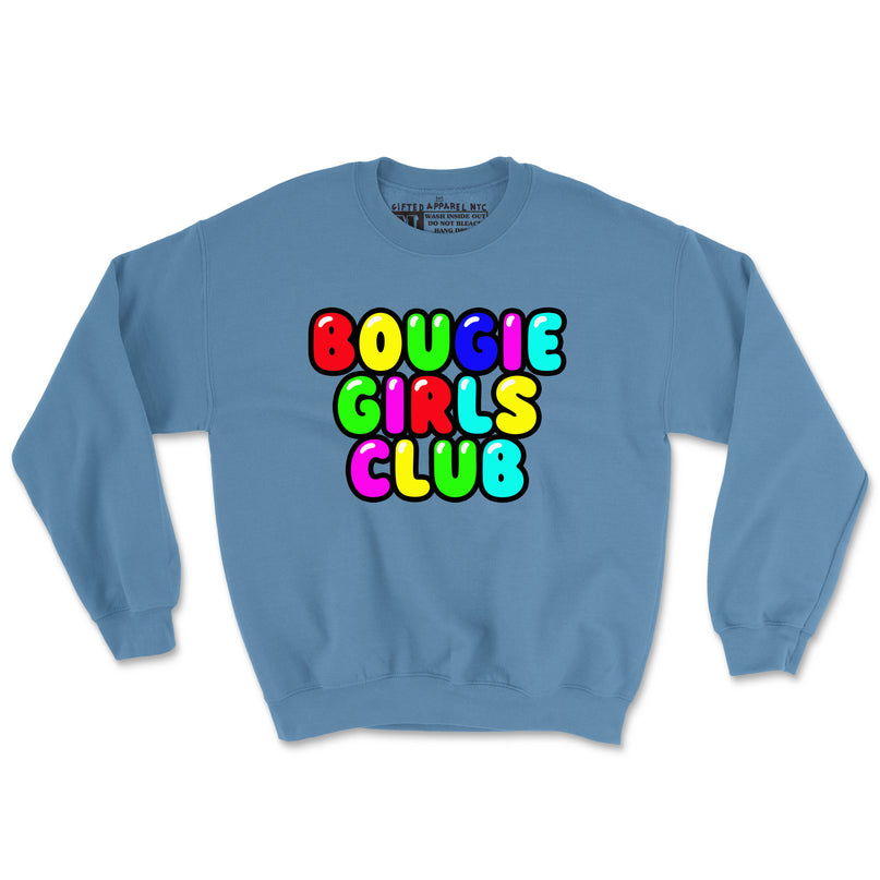 BOUGIE GIRLS CLUB BUBBLE DESIGN (UNISEX FIT) CREWNECK 50% off