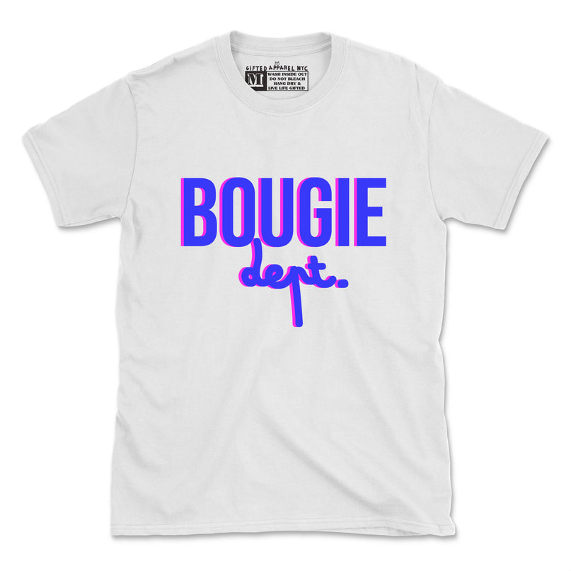BOUGIE DEPT (BLUE & PINK) TEE (UNISEX FIT-TEE)
