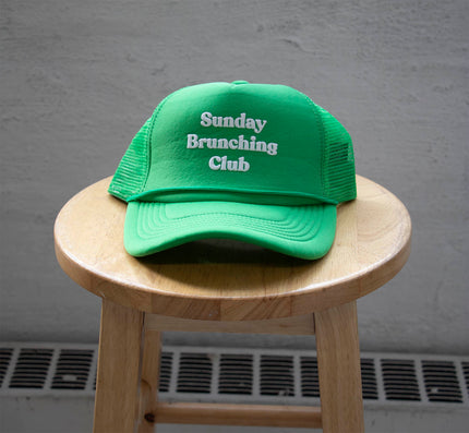 SUNDAY BRUNCHING CLUB TRUCKER (ONE SIZE) ALL TRUCKERS ARE $10 $10- JUST ADD TO CART