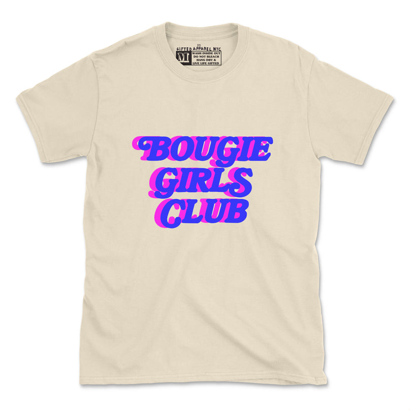 BOUGIE GIRLS CLUB FANCY (BLUE & PINK) TEE (UNISEX FIT-TEE)