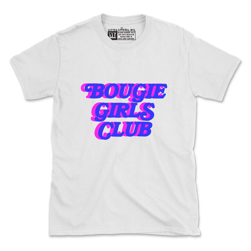 BOUGIE GIRLS CLUB FANCY (BLUE & PINK) TEE (UNISEX FIT-TEE)