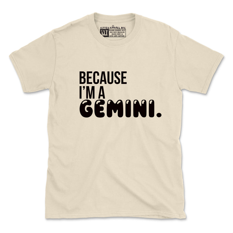 GIFTED ZODIAC TEE NATURAL (UNISEX FIT-TEE) 2 For $30 OR 4 For $40
