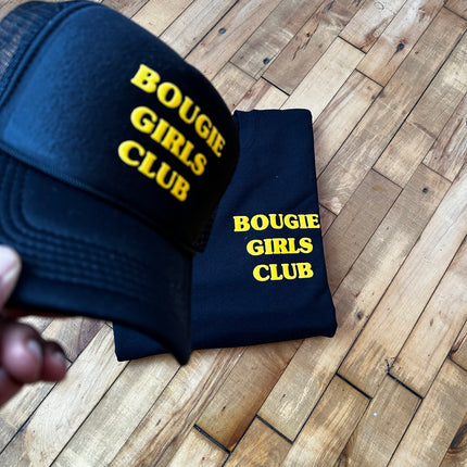 BOUGIE GIRLS CLUB TRUCKER (ONE SIZE) ALL TRUCKERS ARE $10 $10- JUST ADD TO CART