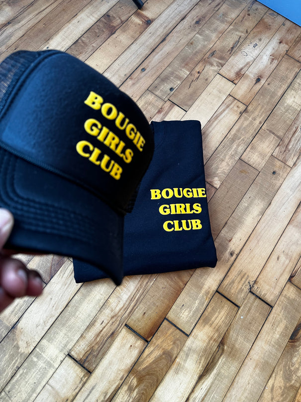 BOUGIE GIRLS CLUB TRUCKER (ONE SIZE) ALL TRUCKERS ARE $10 $10- JUST ADD TO CART