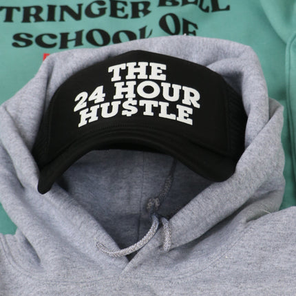 THE 24 HOUR HUSTLE (ONE SIZE) TRUCKER HAT