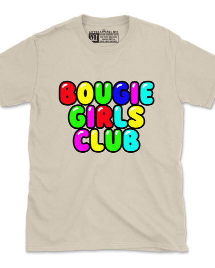 BOUGIE GIRLS CLUB BUBBLE DESIGN TEE (UNISEX FIT) (NO CODE NEEDED)