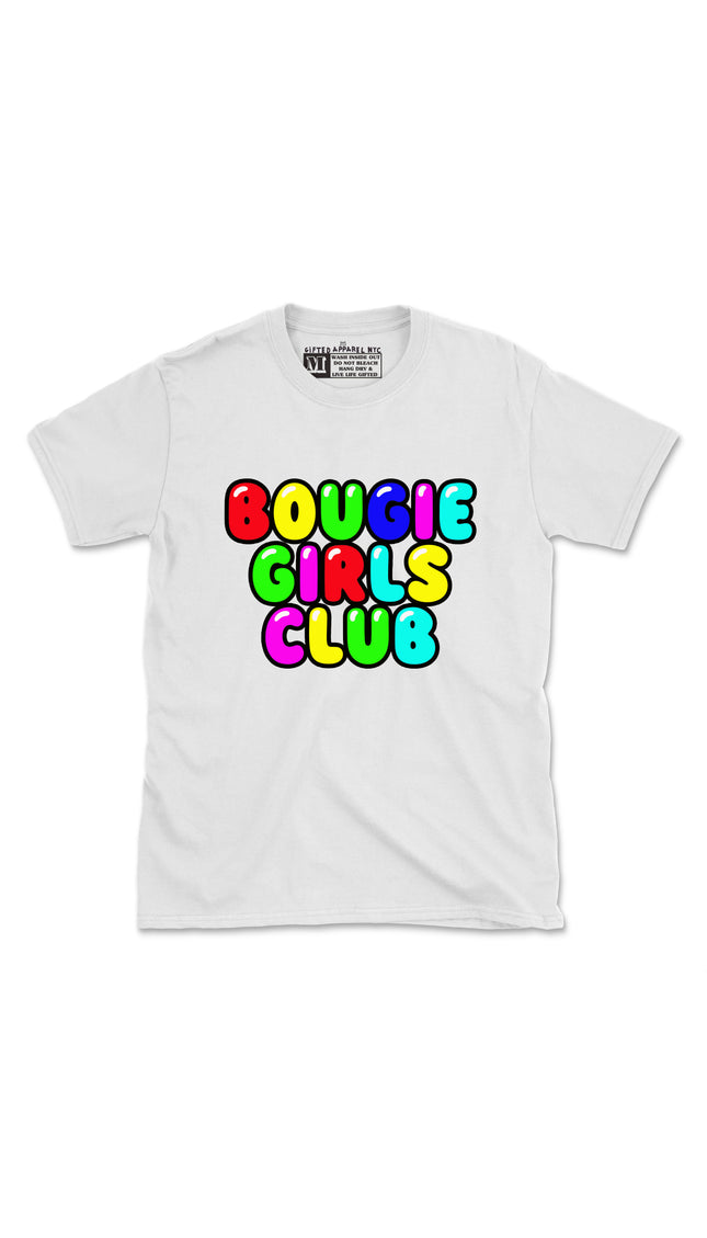 BOUGIE GIRLS CLUB BUBBLE DESIGN TEE (UNISEX FIT) 2 FOR $35