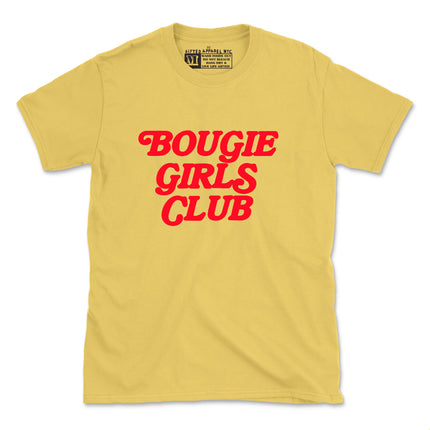 BOUGIE GIRLS CLUB TEE (UNISEX FIT) FANCY DESIGN, LOL (2 FOR $30) OR (4 FOR $40) SALE ENDS SOON) LIMITED SUPPLIES