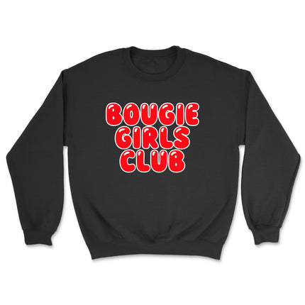 BOUGIE GIRLS CLUB WHITE & RED PUFF DESIGN (UNISEX FIT) 1 FOR $30 TWO FOR $50