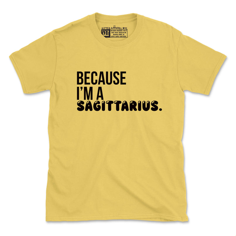 GIFTED ZODIAC TEE YELLOW (UNISEX FIT-TEE) 2 For $30 OR 4 For $40