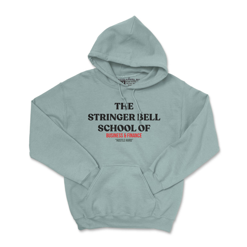 THE STRINGER BELL SCHOOL OF BUSINESS & FINANCE (UNISEX FIT-HOODIE) 50% OFF SALE OR GET 2 FOR $50. SALE ENDS SOON